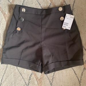 High waisted sailor shorts
